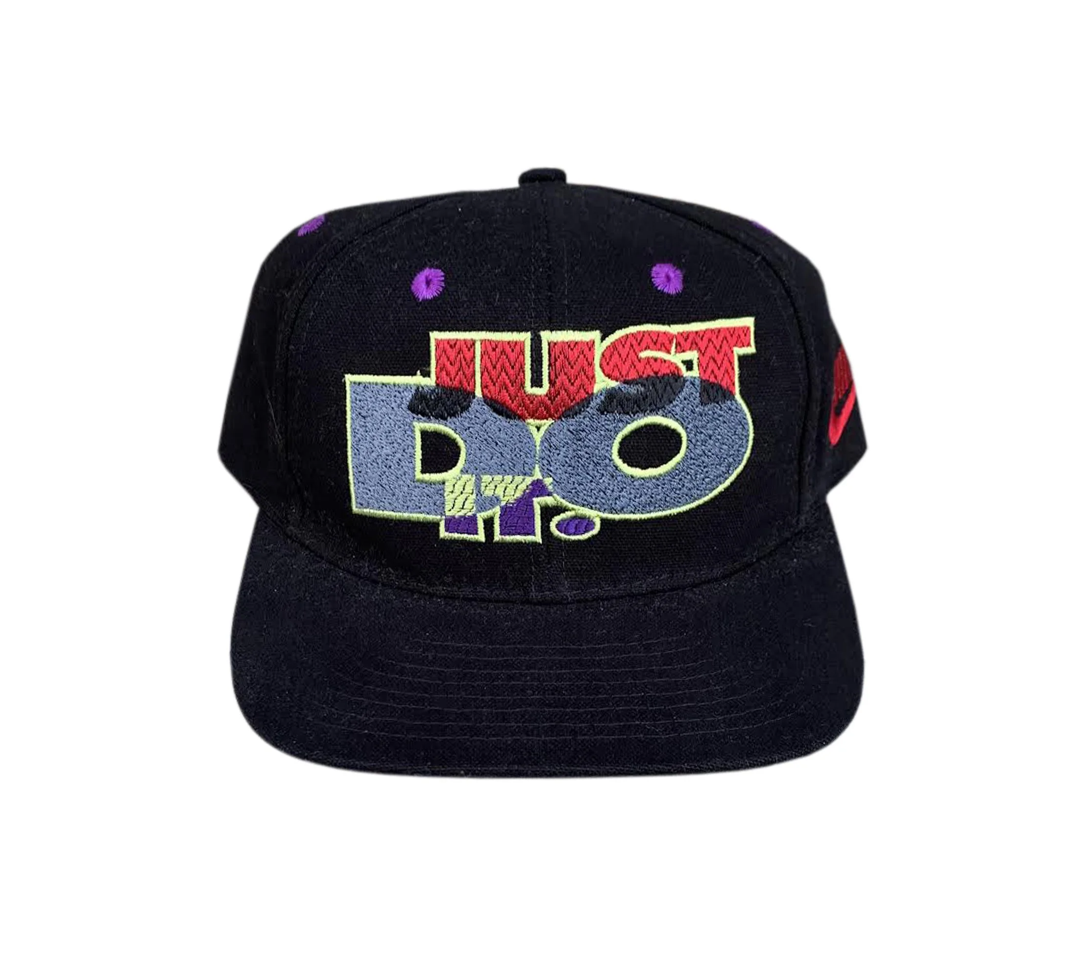 90s Nike Logo Cap Just Do It 90s】Nike cap Just Do It navy Vintage